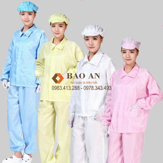 Quần áo phòng sạch chống tĩnh điện